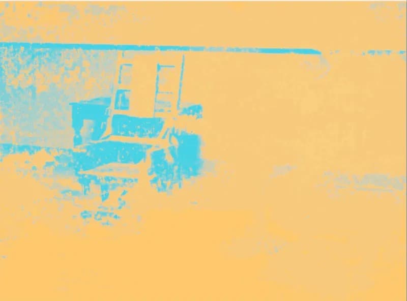 Andy Warhol's "Big Electric Chair" offered at Christies Auction House for $30 million.