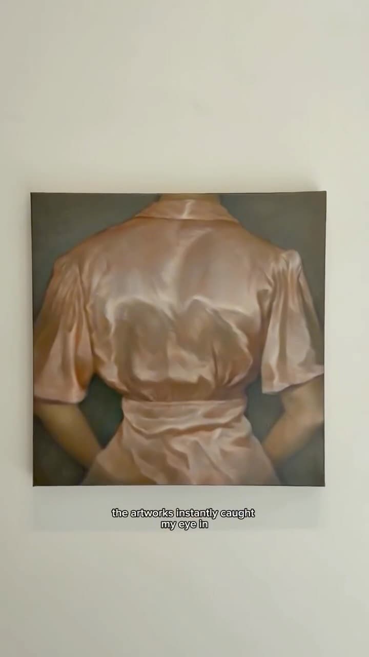 I walked past @_workplace_ in Fitzrovia, saw the work through the window and just had to go in.